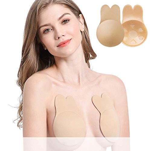 Strapless Bra Sticky Adhesive Invisible Push up Bra for Backless or Strapless Dresses,Tops etc.