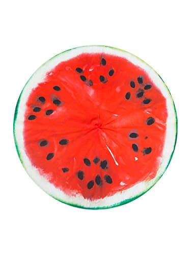 Persunhome Summer Vacation Food Print Round Multi-function Cute Tapestry Sunbath Beach Towel Blanket Throw Picnic Mat Yoga Mat Table Cloth Swimwear Cover up,Watermelon