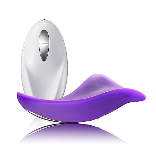 Women Vibrating Panty Vibe Wireless Remote Control 10 Vibration Patterns Couples Sexy Toy (Purple)