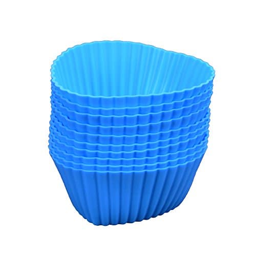 Kitchie Silicone Cupcake Baking Cups, Set of 10