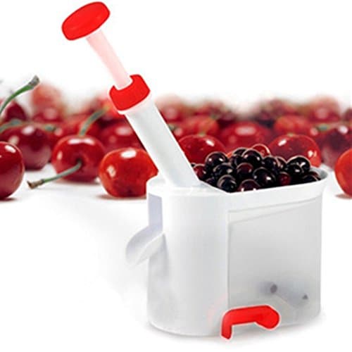 ANZYDEAL Cherry Seed Remover Machine Cherry Pitter Stone Picker Cherry Corer With Container Kitchen Gadgets Tools Accessories