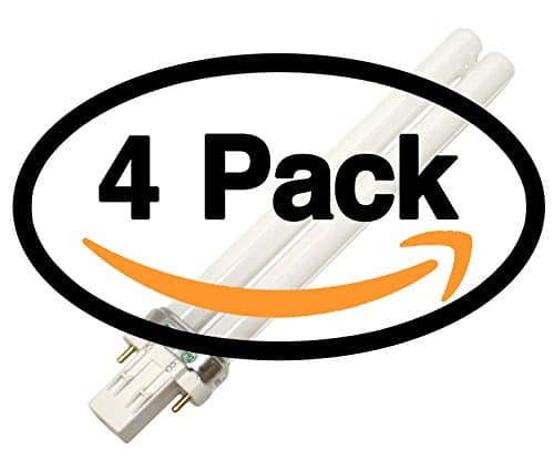 (4 Pack) PL-S 13 Watt Single Tube 2 Pin CFL Compact Fluorescent Light Bulb GX23 Base 13W 4100K alt to CF13DS/841/ECO PL-S 13W/41/MP PL-S 13W/841/2P/ALTO F13BX/SPX41 13W/841/ALTO CF13DS/841 13W/841/2P
