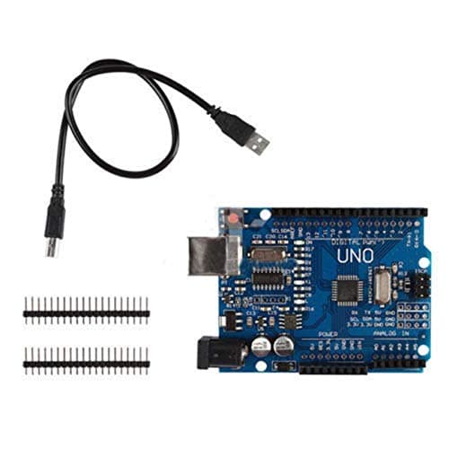 Luxuglow UNO R3 ATmega328P CH340 Development Board Compatible Arduino UNO R3 Arduino L2 Development Kit Microcontroller with USB Cable Pin Header 2.54mm Pitch Robot Parts
