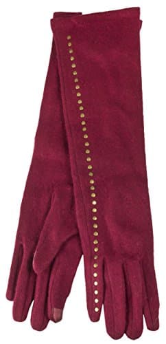 True Gear North Long Full Length Wool Women's Winter Texting Gloves works with Touch Screens