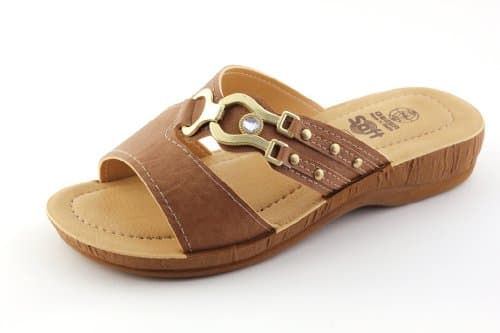 Gezer Women's Soft Sole Comfort Slide Sandal