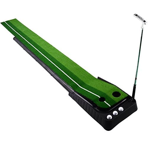 Golf Putting Trainer,Indoor / Outdoor Golf Auto Return Putting Trainer Mat