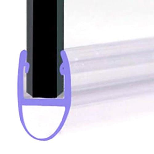 SEAL002-P Essentials B Type Shower Screen Door Seal-8-10mm Glass Up to 7mm Gap, Clear