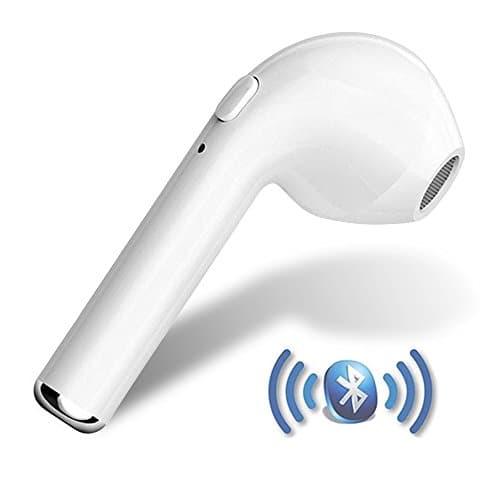 MYCHER Tws-i7 Pod Earpod Earbud Wireless Bluetooth Headset in-Ear Earphone for Apple Iphone X 8 7 7 6s Plus and Samsung Galaxy S7 S8 and
