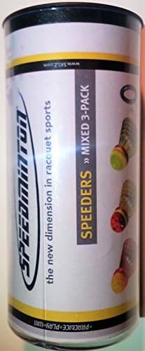 Speedminton Speeders - Mixed 3 Pack - Fun Speeder - Match Speeder - Night Speeder - Wind Ring