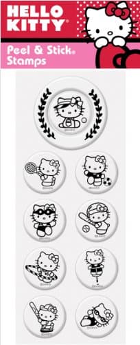 PSA Essentials Peel and Stick Stamps, Hello Kitty Tee Time