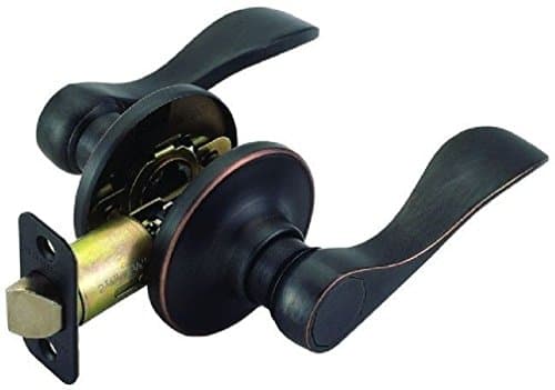 Oil Rubbed Bronze Passage Lever Door Handle Non Locking