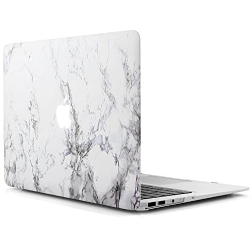 Macbook Retina Pro 15 inch Case Marble White Pattern Laptop Protective Case Pc(Macbook Retina Pro 15)
