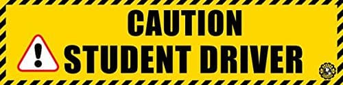 Student Driver Magnet, Safety Vehicle Magnet - CAUTION