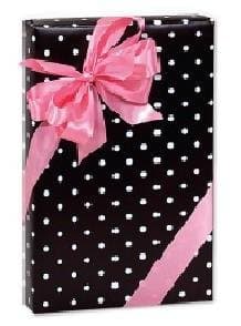 Black & White Polka Dot Gift Wrap Wrapping Paper 16 Foot Roll