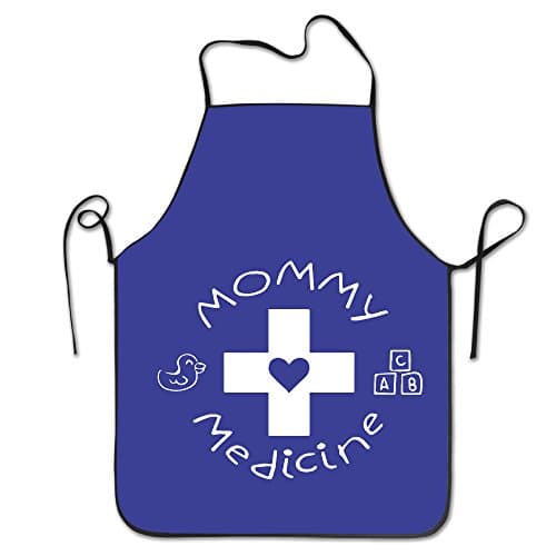 Mommy Medicine BBQ Kitchen Cooking Apron