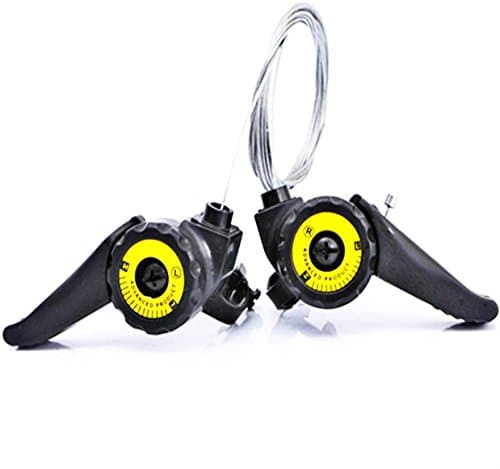 Juneping Variable Speed Bicycle Shifters Shift Levers Speed Adjusting Handle