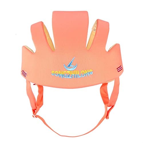 Adjustable Infant Safety Helmet Head guard Protective Harnesses Hat (Orange)