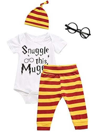 Crazybee 3Pcs/Set Baby Boy Girl Infant Snuggle This Rompers