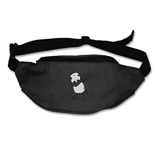 Sherrygeoffrey Panda Dab Dabbing Touch Down Adjustable Belt Waist Pack Waist Bag Running Pack Convenient For Men Women