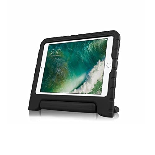 iPad 9.7 Inch 2017 / iPad Air 2 / iPad Air Case - Light Weight Kids Shockproof Case Super Protection Cover Handle Stand Case for Apple New iPad 9.7" 2017 Model (Black)