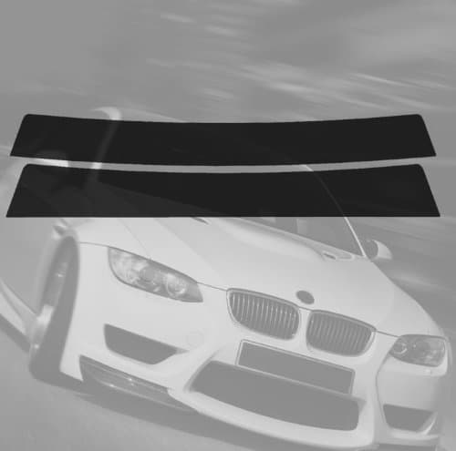 Windshield Window Tint Visor Mazda 3 Sedan / Mazda3 Sedan 2004 2005 2006 2007 2008 2009 - 5% Visor