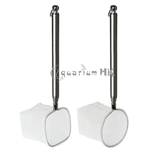 Aquarium Small Betta Tetra Fish Catching 3D Shrimp Net Square Round Shape 5cm (Square)