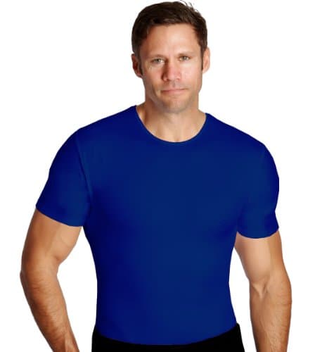 IS PRO 6pc Variety pack, 2 ea. Muscle tank, Crew-neck and V-neck shirts - Royal-L