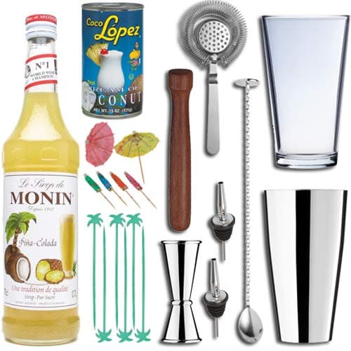 Perfect Pina Colada Cocktail Set in Presentation Box