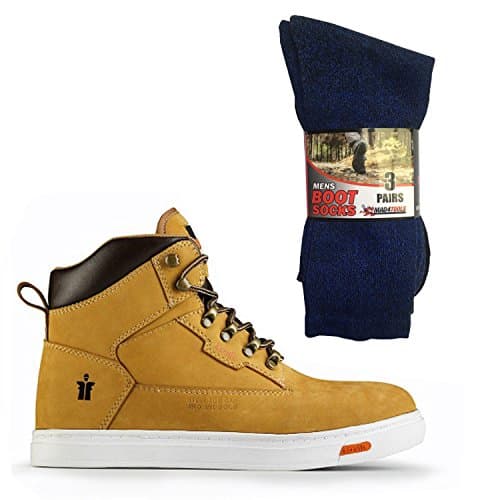 mad4tools Scruffs Safety Work Boots (Various Styles and Colours) Trainers Shoes Hiker with 3 Pairs of Boot Socks