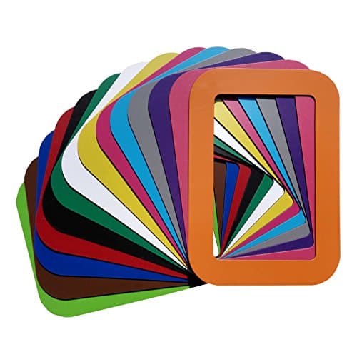 Magnetic Picture Frames for Refrigerator 5",6",7",8",10",A4 Colorful Photos Holder, Set of 14 (4" x 6")