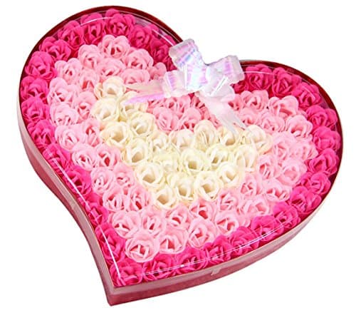 SiYang" 100 Rose Perfumed Soap Gift Box (Pink)