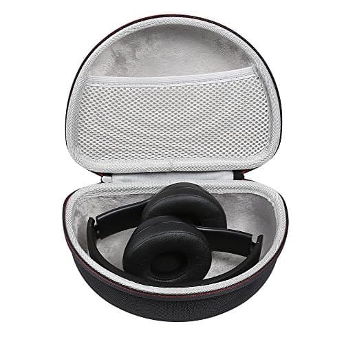 Shucase Protective Case for Beats by Dr. Dre Solo 3 Wireless Headphones / Solo2 On-Ear Black