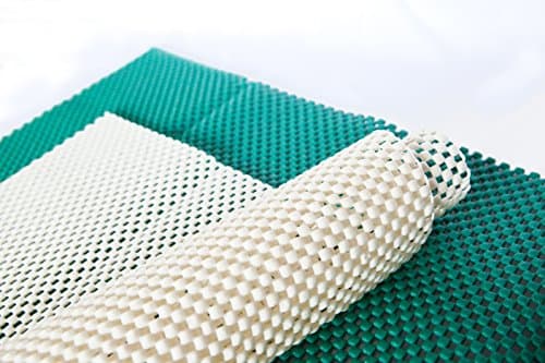 Refrigerator Pads 2 pack for Fridge Shelves. Doubles as Shelf Liners for Kitchen Cabinets and Drawers. Non slip, non adhesive, washable, keeps vegetables fresh, crispy and extends shelf life!