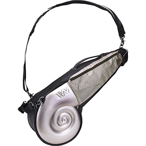 WELLZHER Nautilus Driving Range Sunday Golf Bag, Silver/Silver
