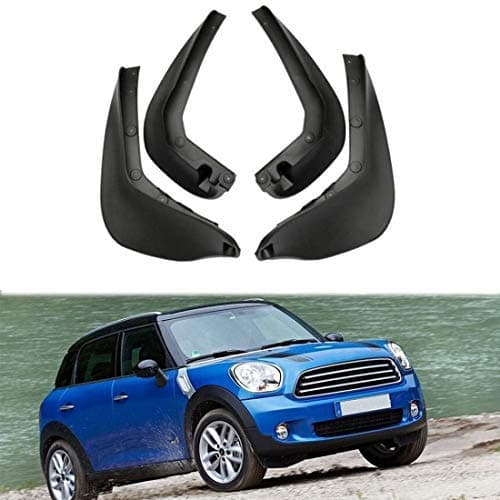 Richdoo Car Mud Flaps Splash Guard Kit Fender Mudguard Mud Flap Front and Rear Flaps/Guards Fit For Cooper Countryman R60 2008-2016