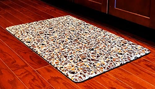 Extra Comfortable Premium Anti Fatigue Two Side Mat, Perfect for Standup, Standing Desk, Kitchen Floor and Garage, Commercial Grade, Anti-Slip Surface, Stain and Water Resistant, 30"×18"