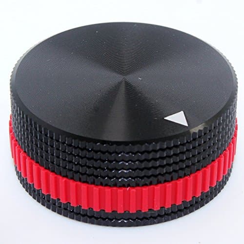 ELEDIY Solid Machined Metal Amplifier Potentiometer Knob 40x18mm