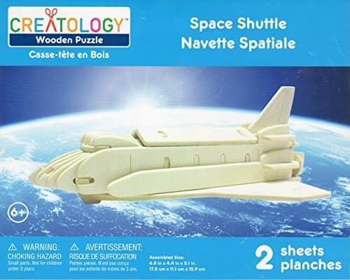 Creatology Wooden Puzzle Space Shuttle by Michaels