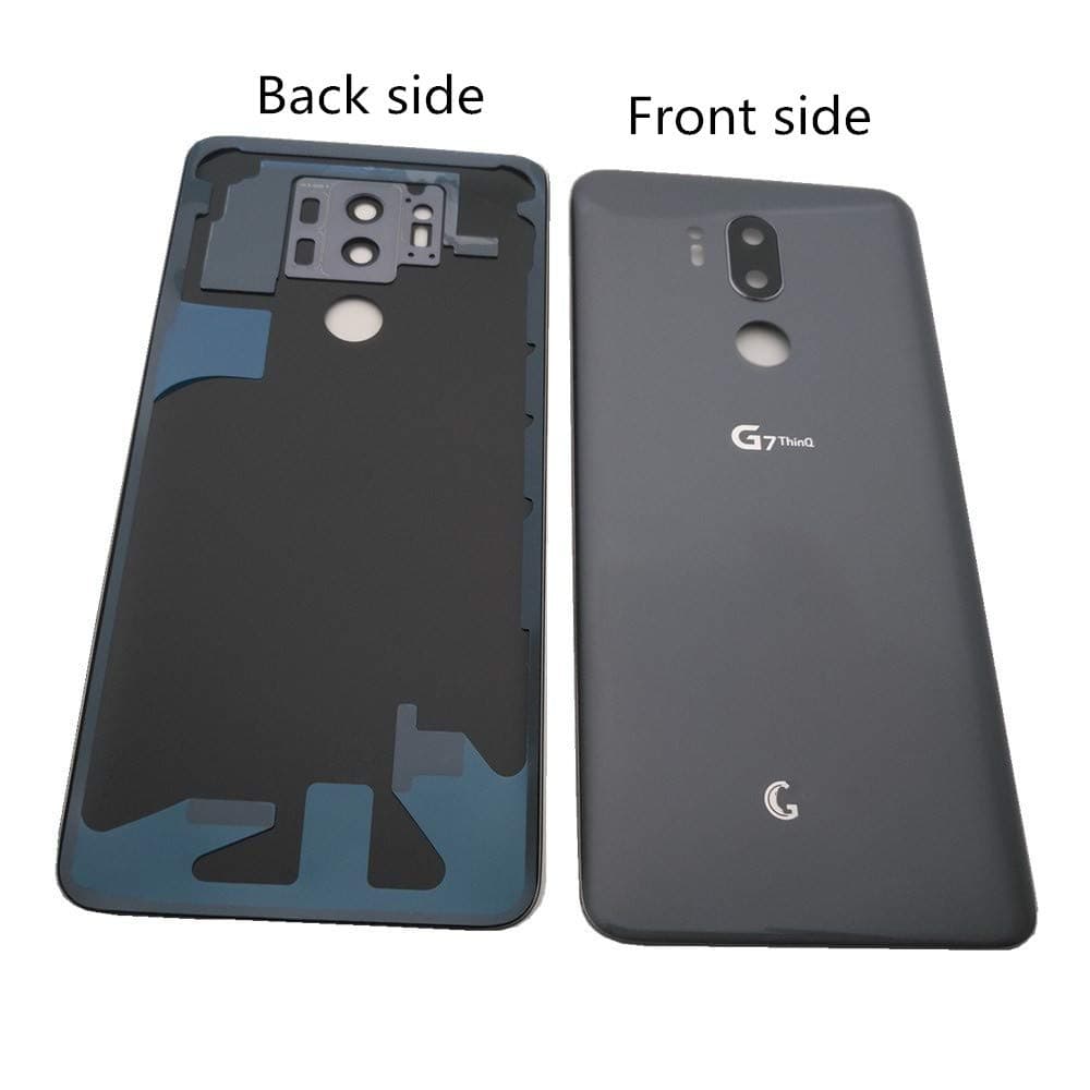 ESC Battery Case for LG G7 ThinQ G7 Plus G710 LMG710TM LMG710VM LMG710PM Battery Case Cover Replacement Repair Parts (Gray)