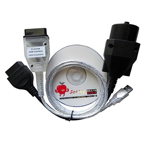 NEW BMW INPA K+CAN K+DCAN USB Interface with BMW 20pin adapter