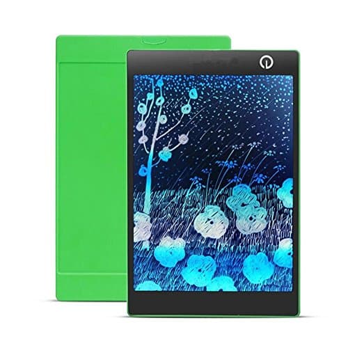 Color LCD Writing Tablet 9.7 inch eWriter Electronic Drawing Board Digital Handwriting Doodle Pad + Stylus Gift for Ages 3+ Kids School Students Birthday Present for Friend Speech Difficulties (Green)