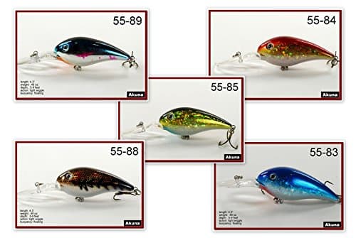 Sigi Pack of 5 crankbaits - clearance items (Bush Whacker)
