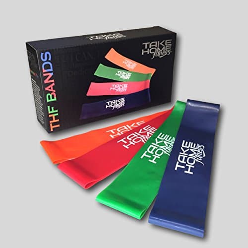 Resistance Bands For Stretching, Core Exercise, Legs, Upper Body, Therapy and Athletic Training