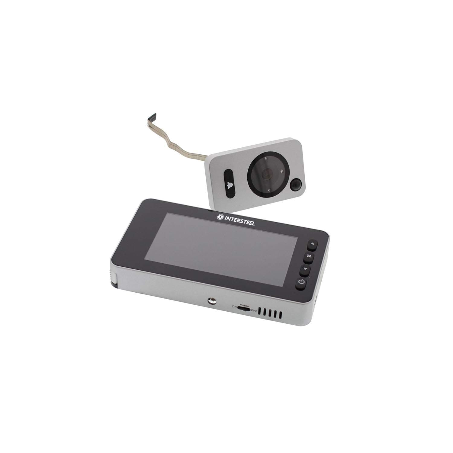 Intersteel Digital Door Viewer Camera DDV 2.1 Including 128MB TF Card, Black-Silver