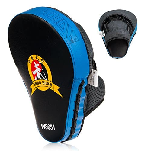 Wolon New Target MMA Boxing Mitt Focus Punch Pad Training Glove Karate Muay Thai Kick/Blue