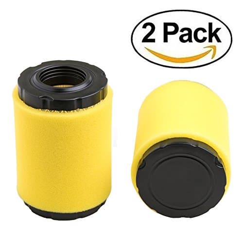 2Pack 591334 Air Filter, Compatible with Briggs Stratton 796031 594201 OEM Air Cleaner Cartridge, Lawn Mower Air Filter, Plus Foam Pre Filter