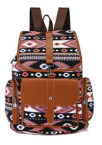 Backpack With Top Handle Ladies Casual Pack Organizer Rucksack For Weekender Satchel Black