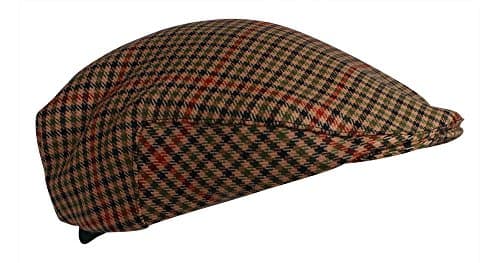 100% Pure New Wool Tweed Winter Wool Flat Cap - Glen Lomond Tweed