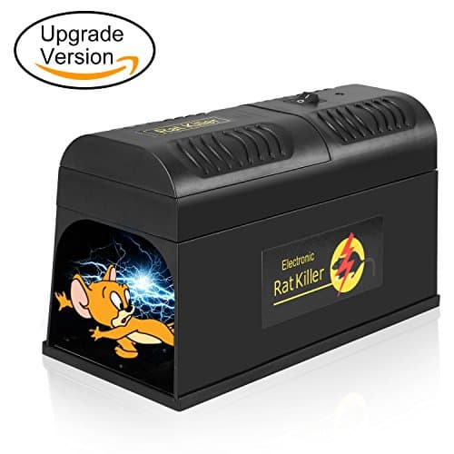 Anzonto Electronic Rat Trap, Electronic Mouse Trap, High Voltage Emitting, Safe Way to Kill Mice &amp; Rats, Small Squirrels and Other Similar Rodent