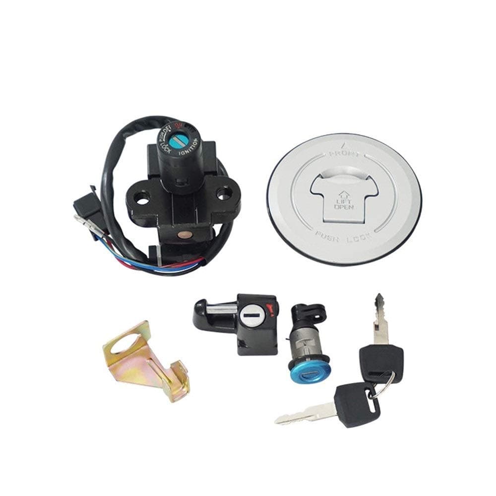 Motorcycle Ignition Switch Fuel Gas Cap Seat Lock Key Set For Honda CBR250R 2011-2013 Ghost thorn